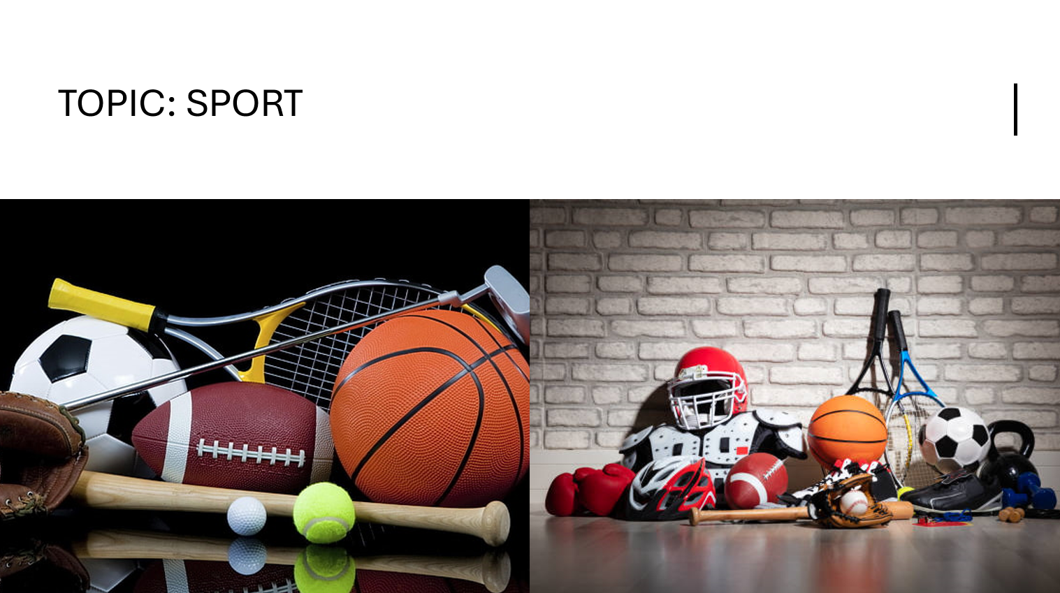 topic: sport